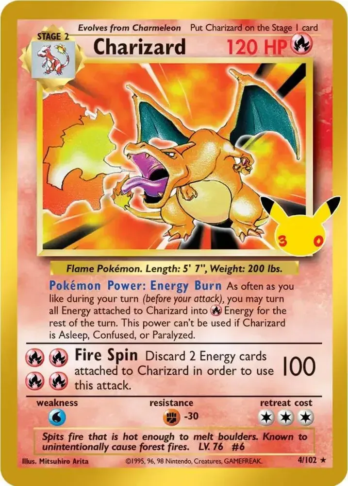 30th Celebration Charizard Classic Collection