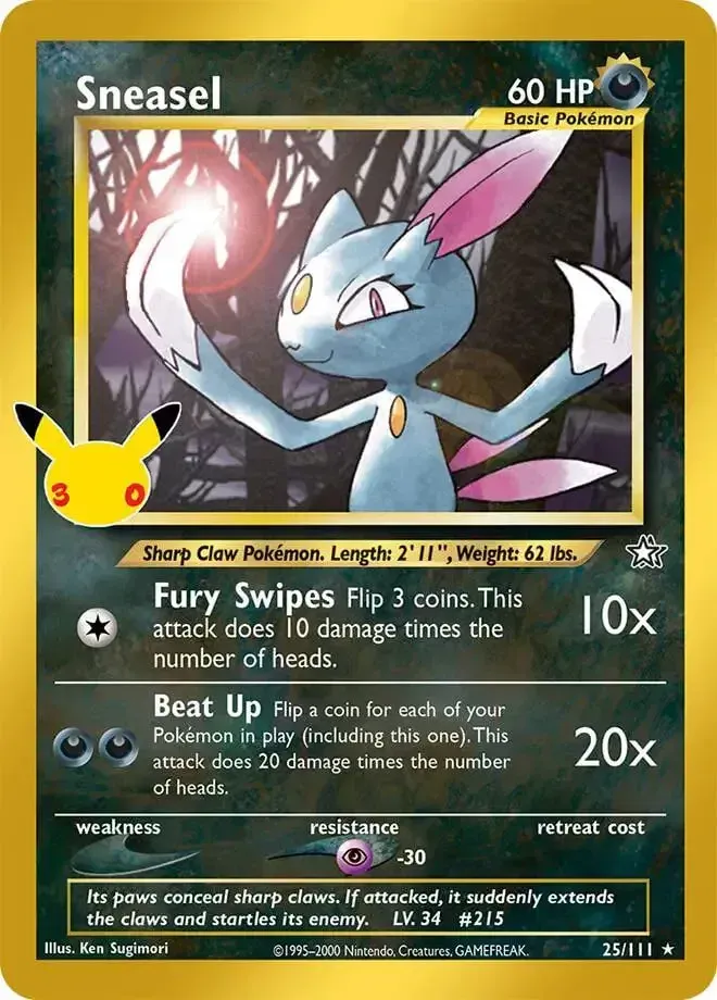 30th Celebration Sneasel Classic Collection