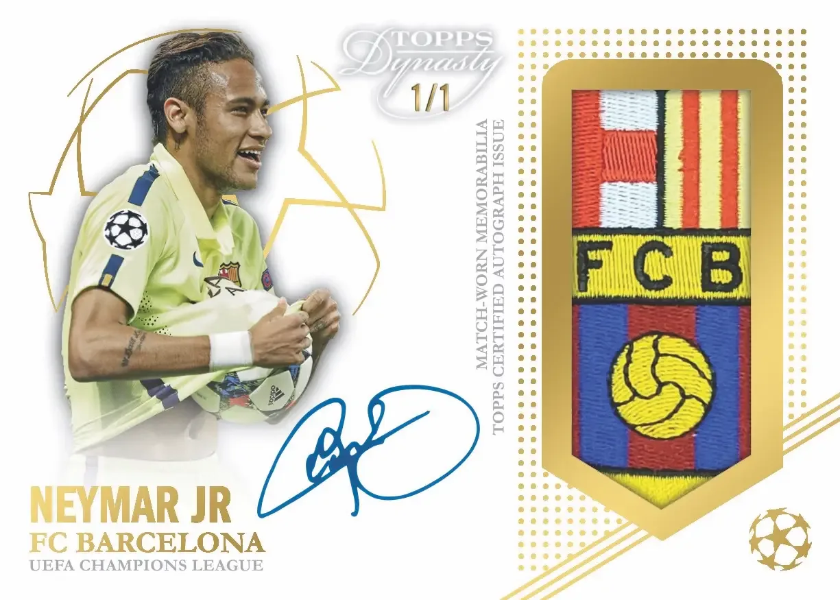 Topps Extends Exclusive Multi-Year Deal With Neymar Jr.
