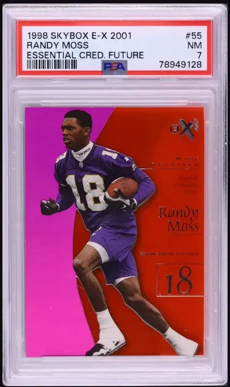 With only six of Moss' Credentials Future parallels in existence, it's not surprising to see one sell for $144k.