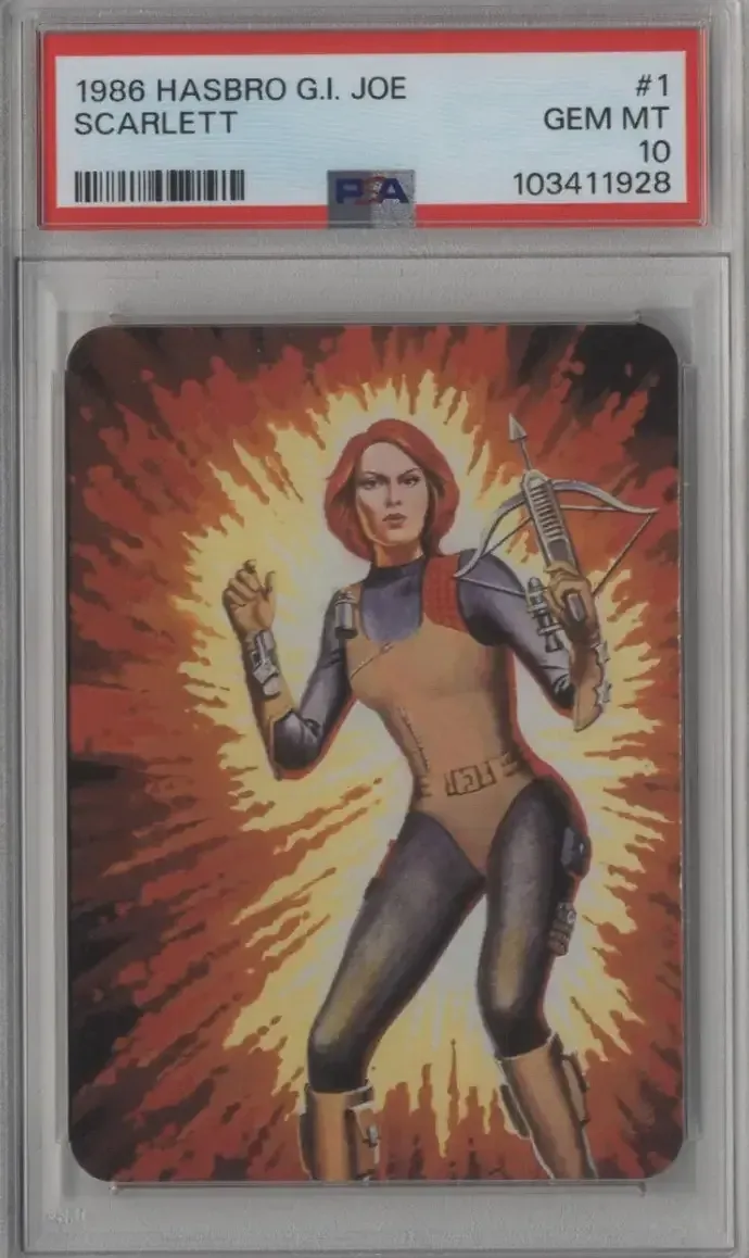 1986 Hasbro GI Joe Scarlett #1 PSA 10