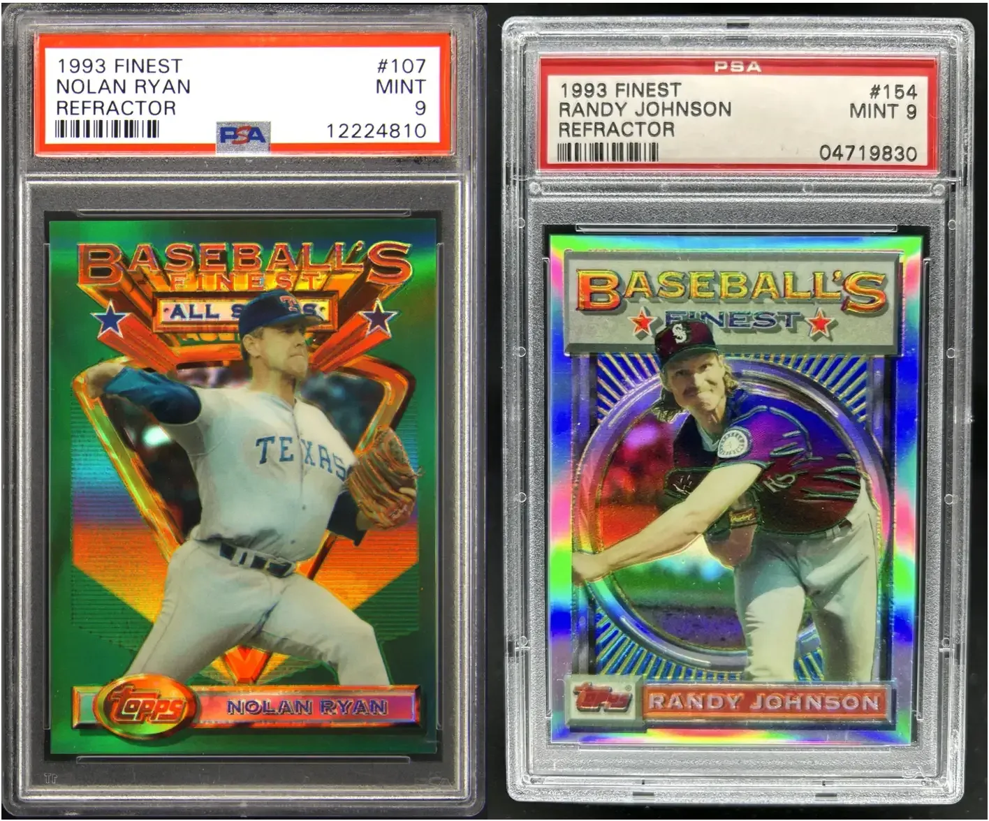 Randy Johnson and Nolan Ryan