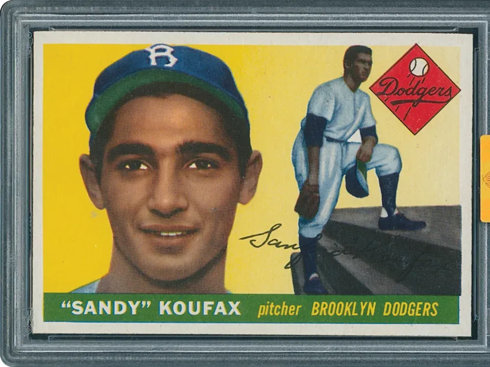 Sandy Koufax rookie card sets record in Memory Lane auction