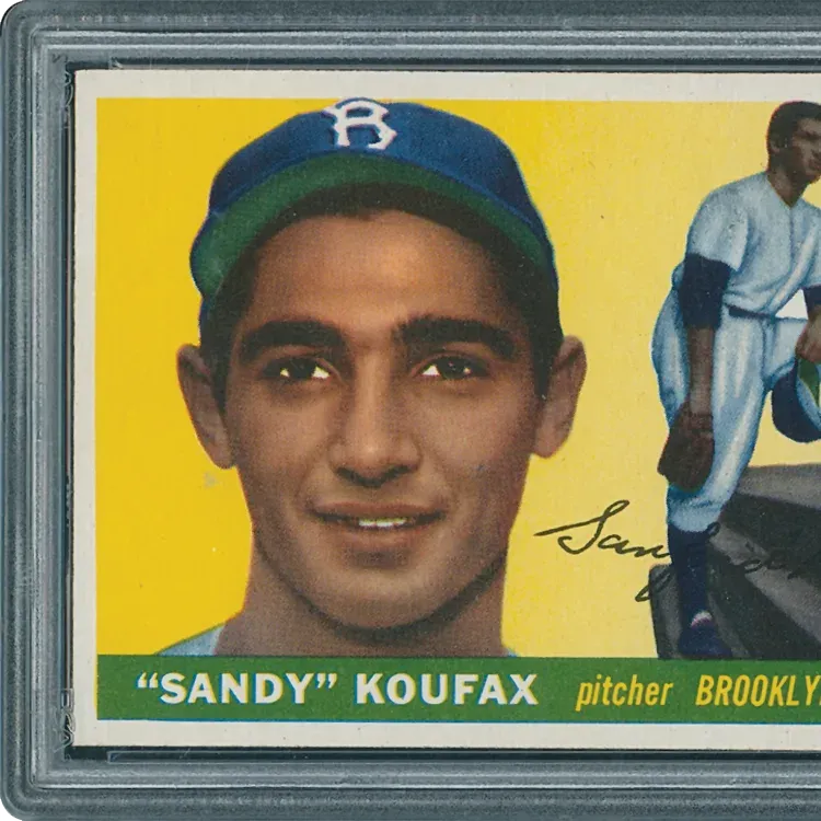 Sandy Koufax rookie card sets record in Memory Lane auction