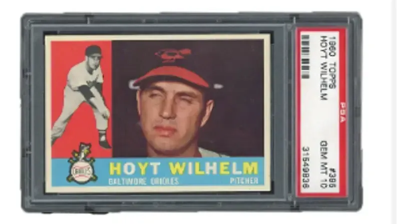 1960 Topps Card No. 359 Hoyt Wilhelm - PSA 10