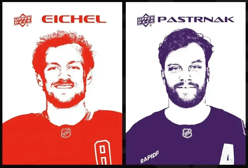 The visually distinctive, colorful Stencils are one of the new insert sets in Series 1.