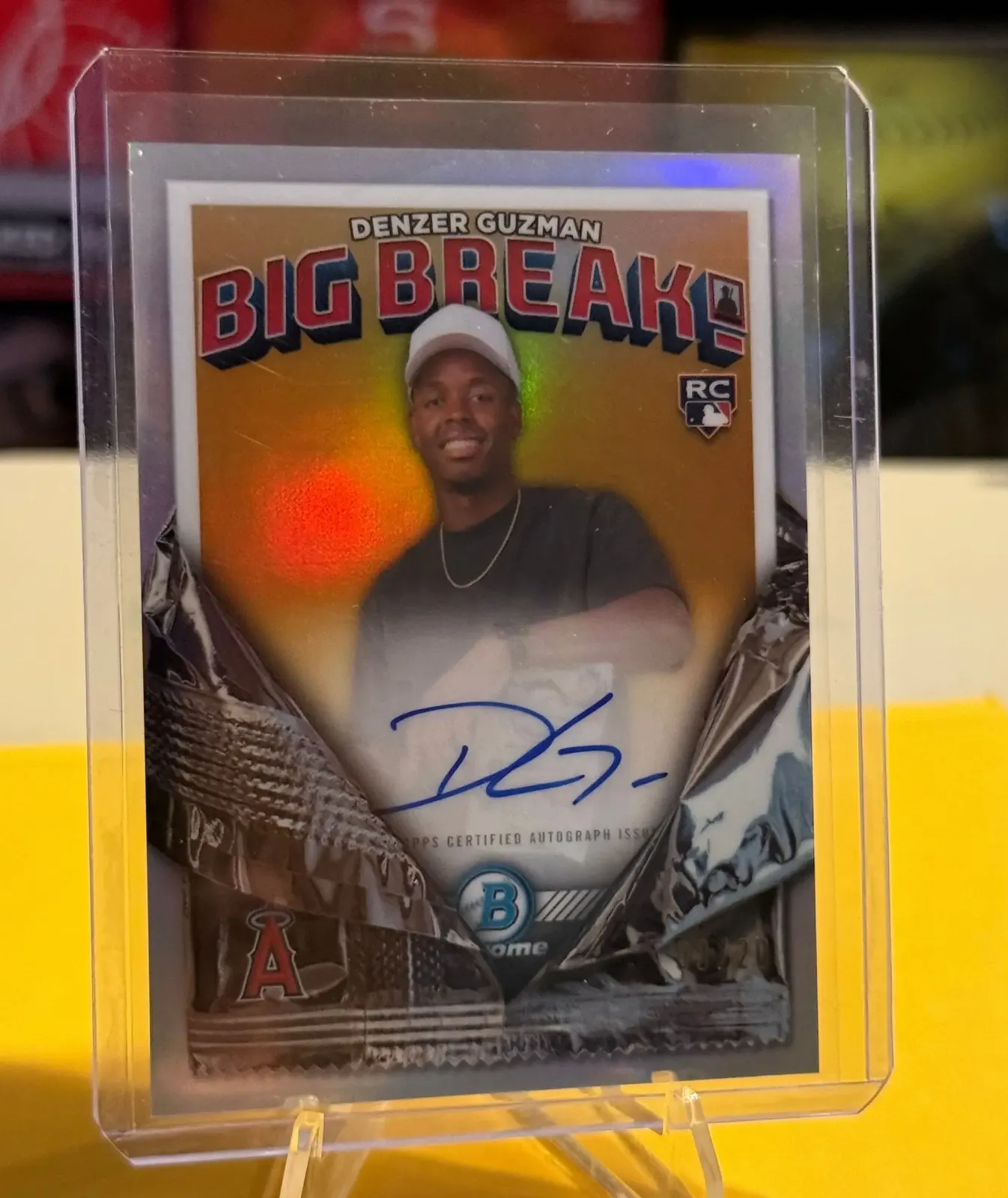 My biggest hit of the break: a Denzer Guzmán Big Break Autograph Variation, numbered to just 20 copies.