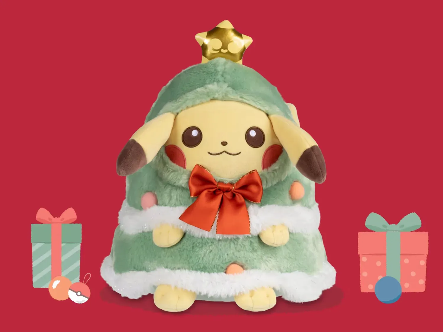 A New Holiday Plush Collection Is Coming to Pokémon Center