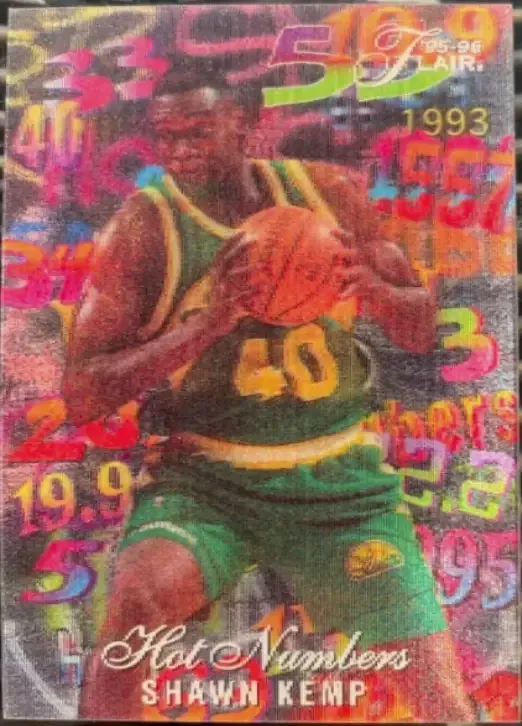 Kemp's 1995 Flair Hot Numbers has quadrupled in value over the last year.