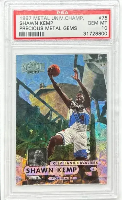 The only PSA 10 copy of Kemp's Metal Universe PMG sold for $12.6k.