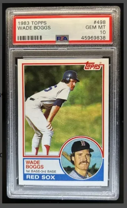 Wade Boggs – Boston Red Sox – Card #498 (Rookie Card)