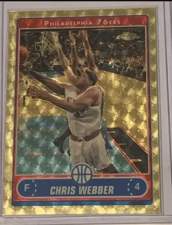 Webber's 2006 Topps Chrome Superfractor sold for $6.6.k in 2023.