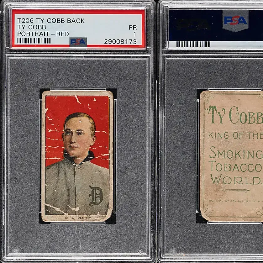 Ty Cobb Cards Lead REA October Auction Results