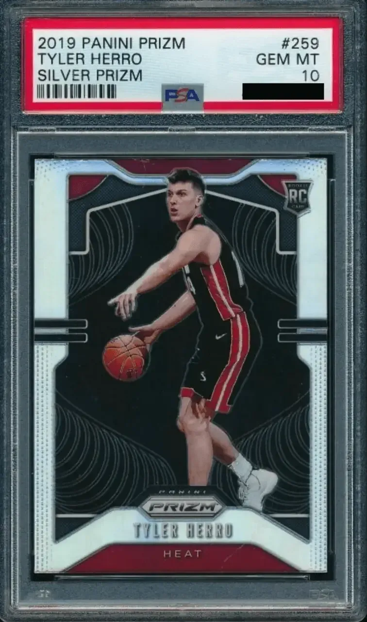 Tyler Herro 2019 Panini Prizm Rookie Silver Prizm #259 PSA 10