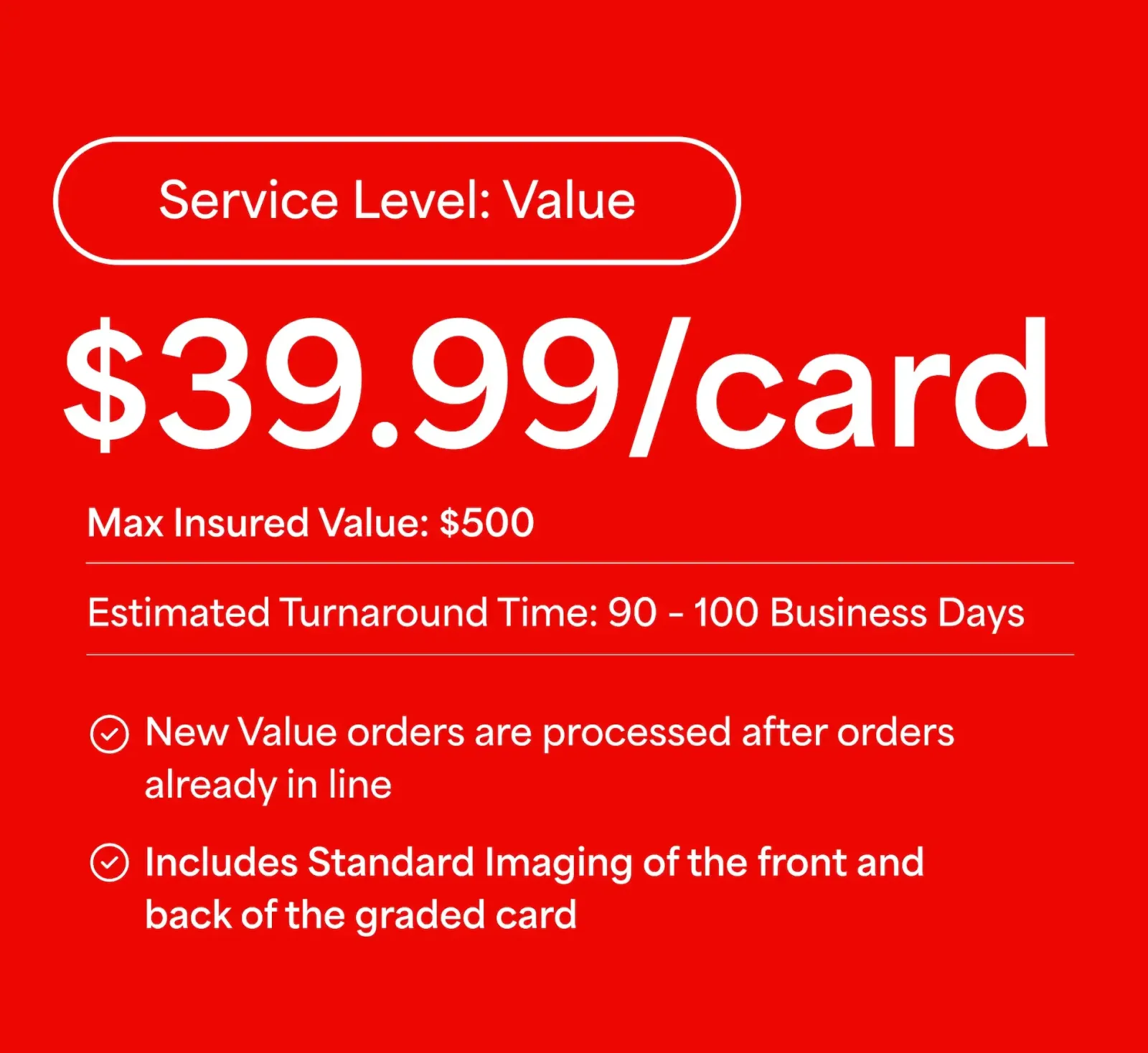 PSA Value Tier