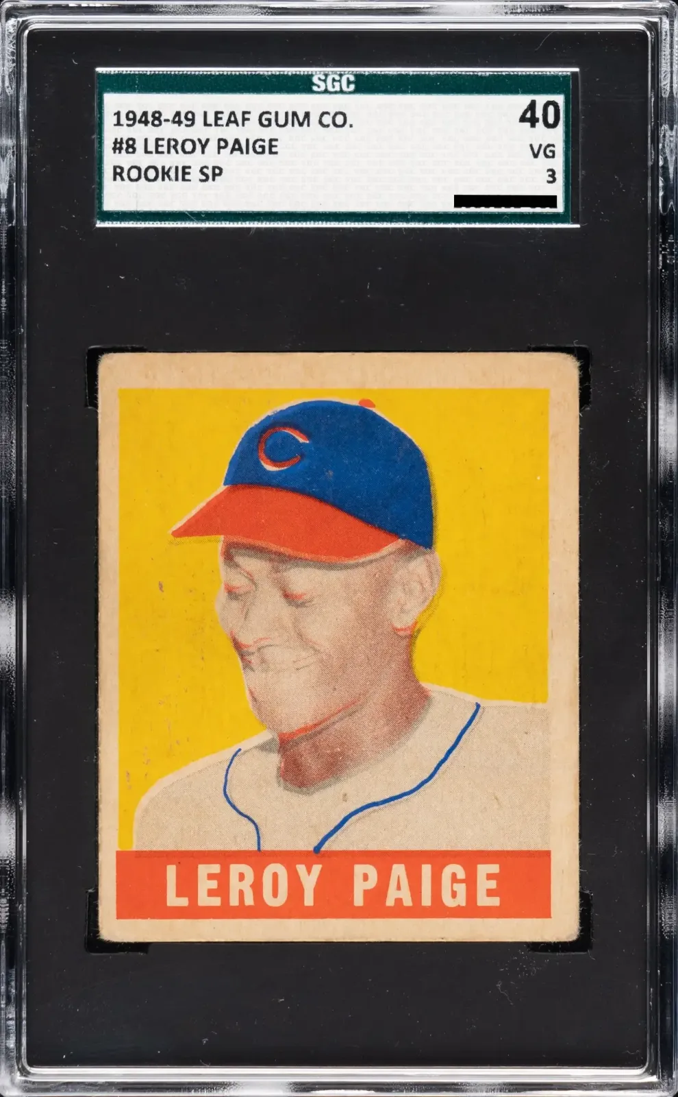 Leroy "Satchel" Paige 1948 Leaf #8 SGC 3