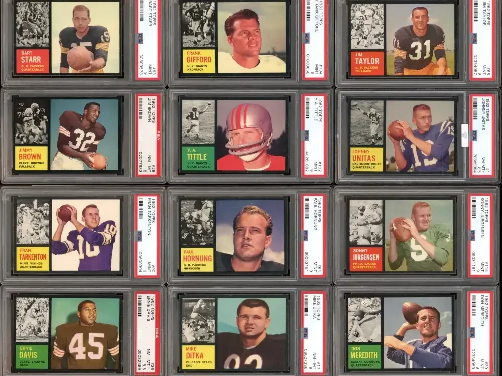 1962 Topps Football Set Sets Record at $1.47 Million