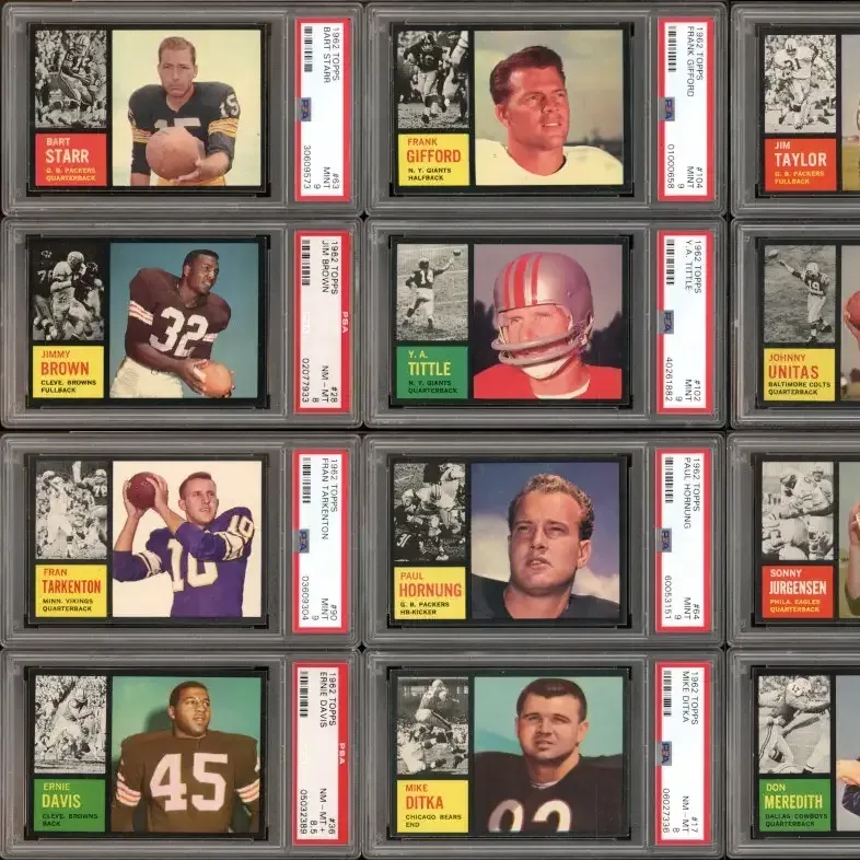 1962 Topps Football Set Sets Record at $1.47 Million