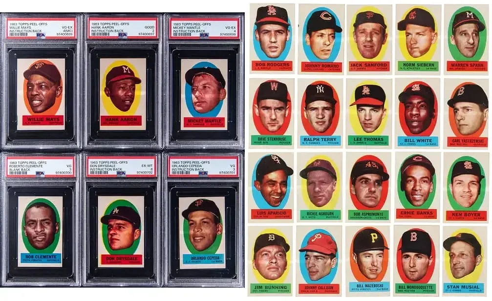 Topps Peel Offs