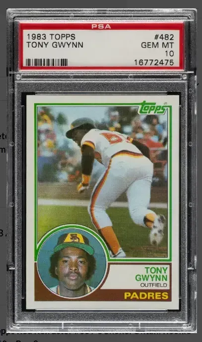 4 Iconic PSA 10 Rookie Cards From 1983 Topps Baseball