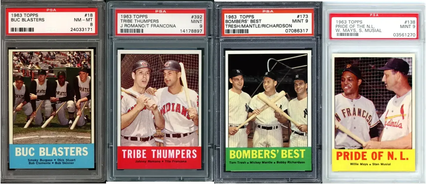 6 Iconic 1963 Topps Baseball Cards Collectors Still Chase