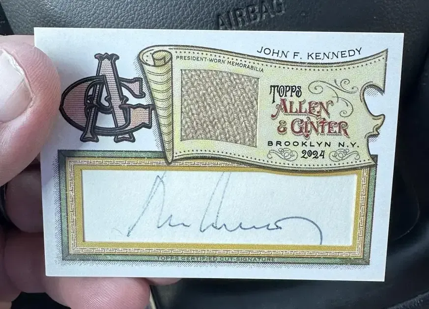 Abraham Lincoln 1/1 Autograph Headlines 2026 Allen & Ginter