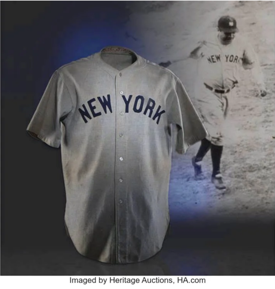 Babe Ruth’s Iconic 1932 World Series Jersey Headed to Heritage Auctions
