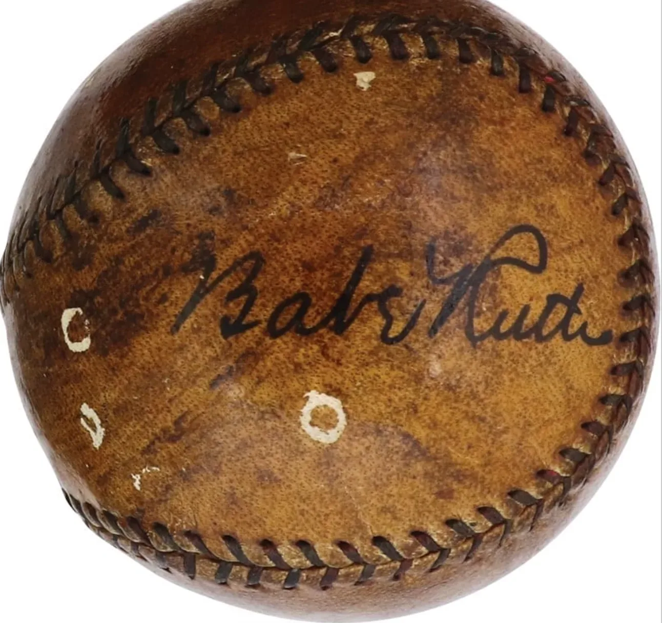 Babe Ruth Signed Baseball With Video Leads Memory Lane Auction