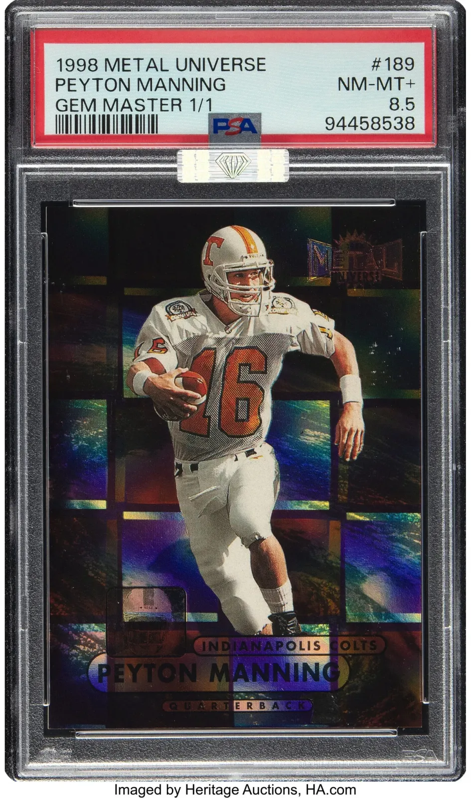 Barry Sanders, Peyton Manning cards set records at Heritage