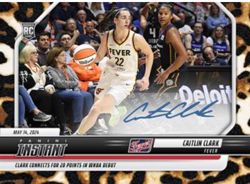 Caitlin Clark's Debut WNBA Card Shatters Auction Record