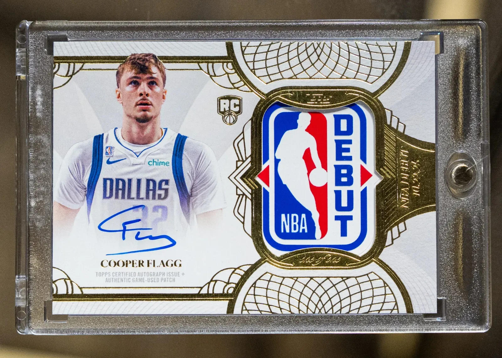 Cooper Flagg 1/1 Rookie Debut Patch Auto Heads to Auction
