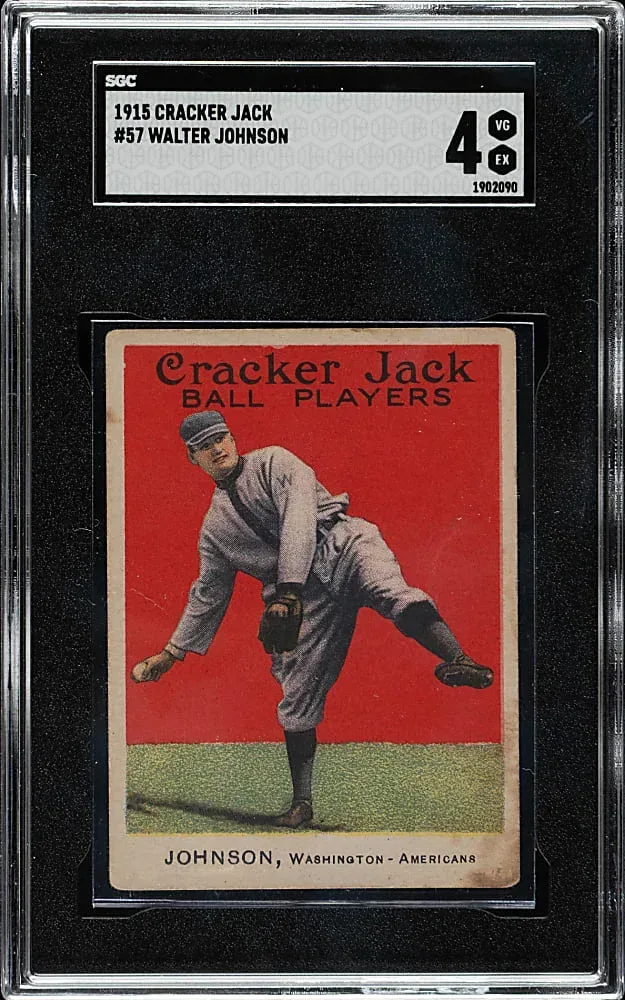 Cracker Jack Cobb, Johnson, Wagner Cards Set REA Records