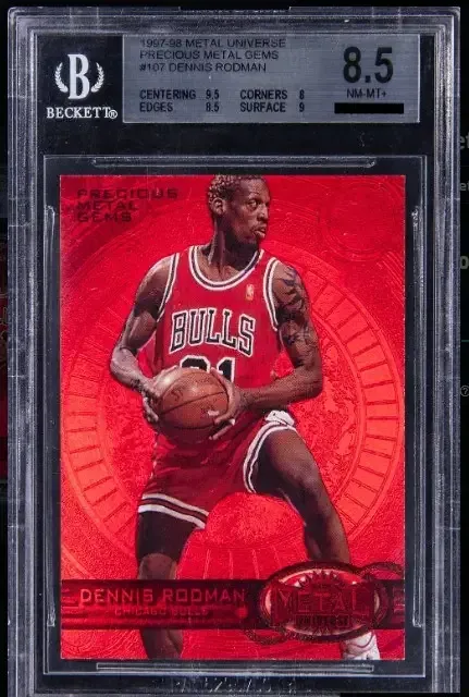 Dennis Rodman PMG Red Sets New Record at $52,800