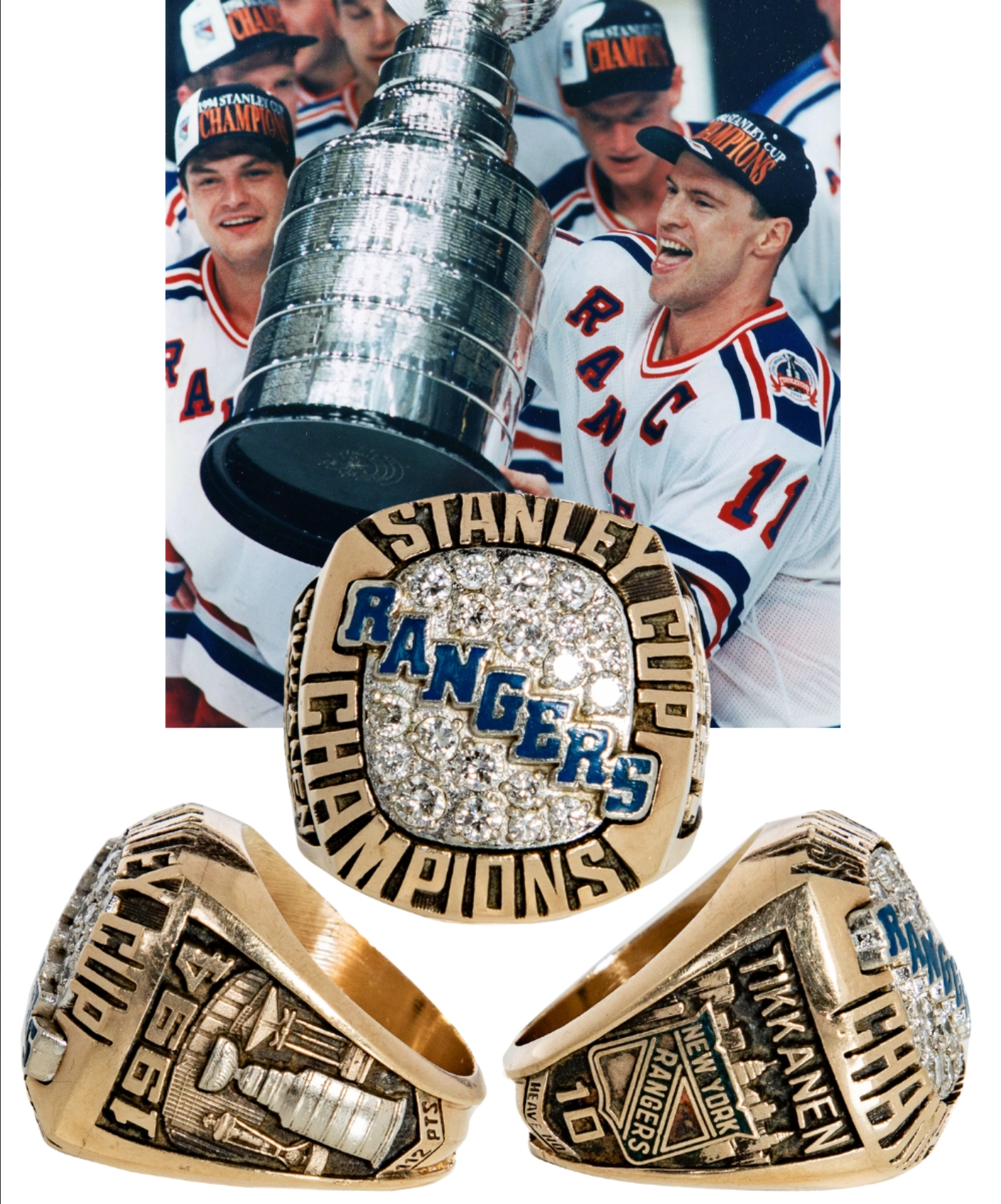 Esa Tikkanen's 1994 Stanley Cup Ring Sells for $139,000 at Auction