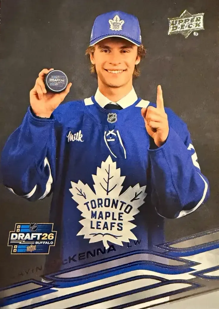 Gavin McKenna Rookie Cards Surface in Upper Deck Releases