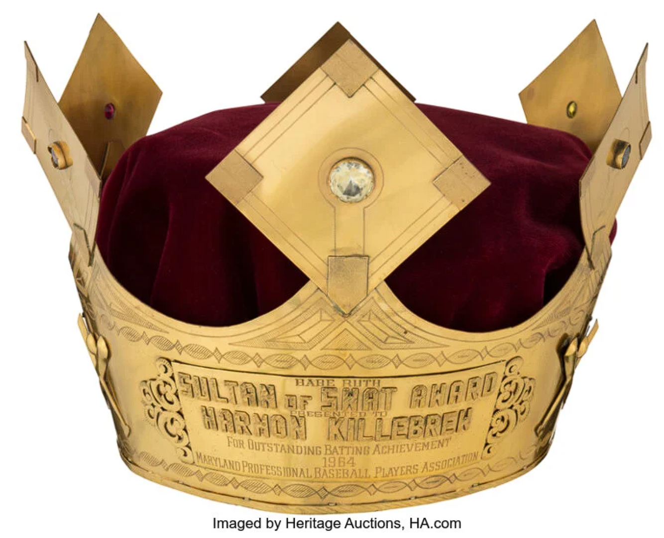Harmon Killebrew's Sultan of Swat Award Highlights Heritage's Winter Platinum Night Auction