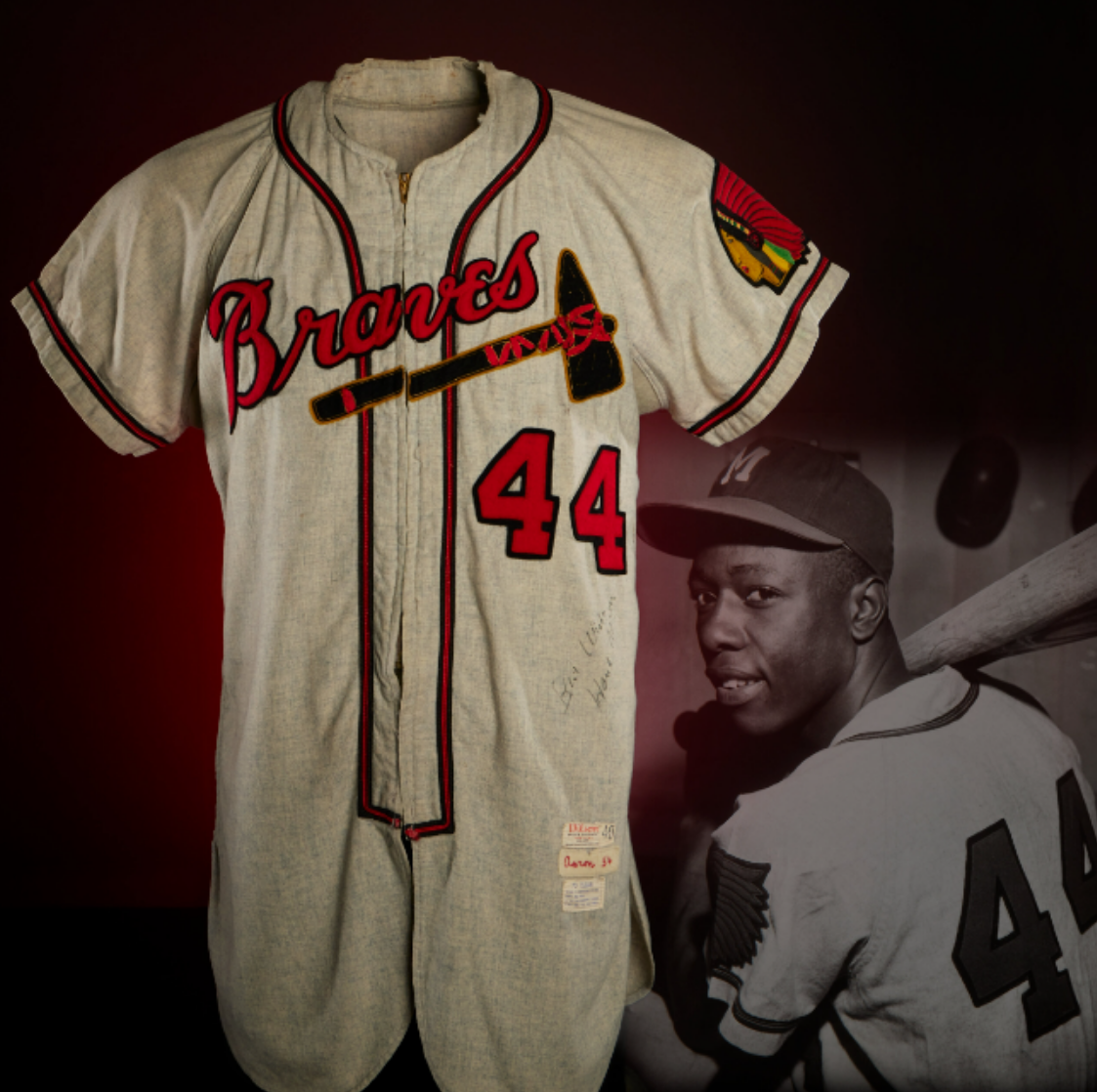 Heritage Auctions to Feature Hank Aaron’s Photomatched Rookie Jersey in Upcoming Sale