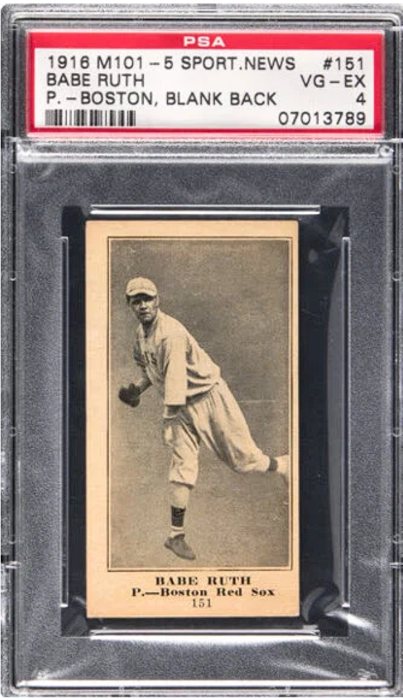 Heritage Spring Auction Shines with Rare Cobb Card and Ruth Rookie