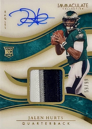 Jalen Hurts' Rookie Cards Gain Popularity Amidst Eagles' Success