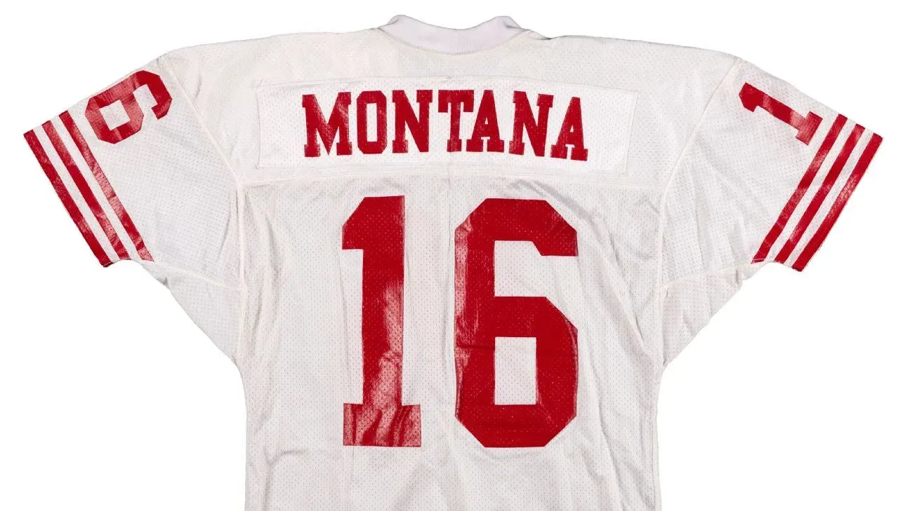 Joe Montana Super Bowl Jersey Sets Game-Worn NFL Record