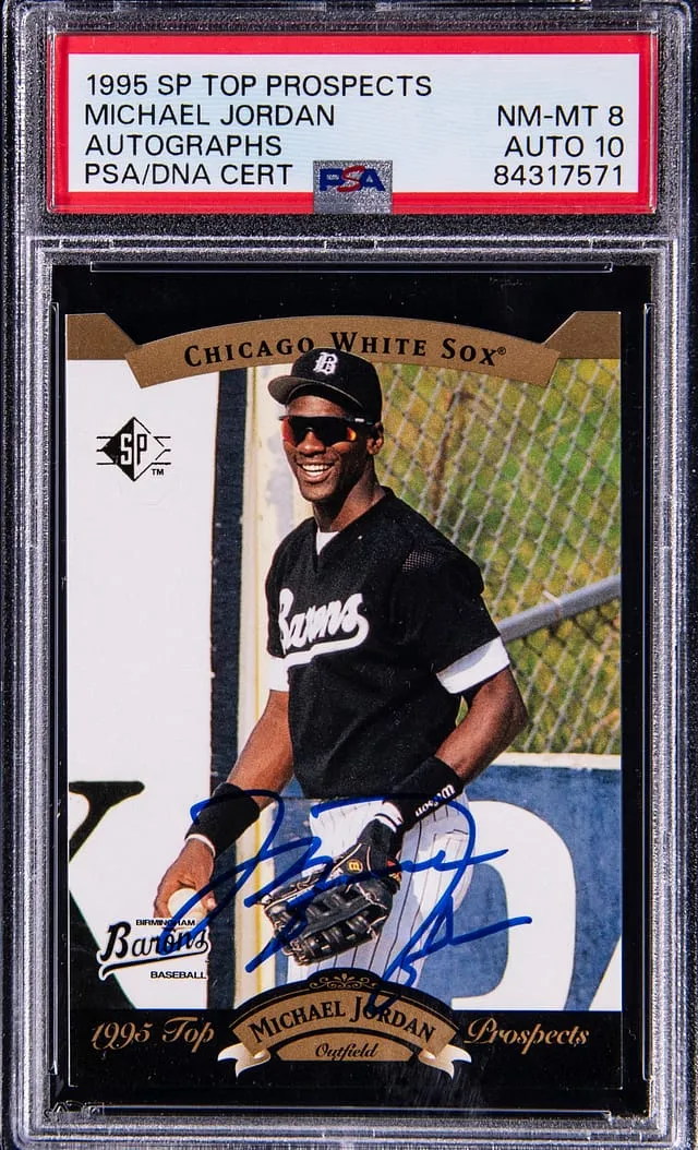 Michael Jordan Baseball Card Tops This Week's Sales List