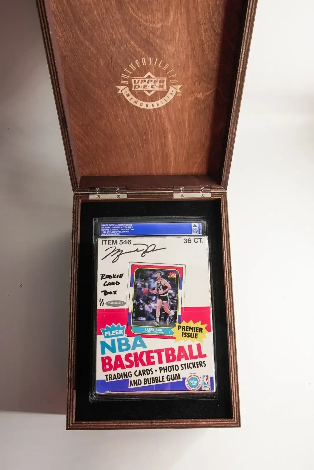 Michael Jordan Signed 1986 Fleer Box Sells for $1.49 Million
