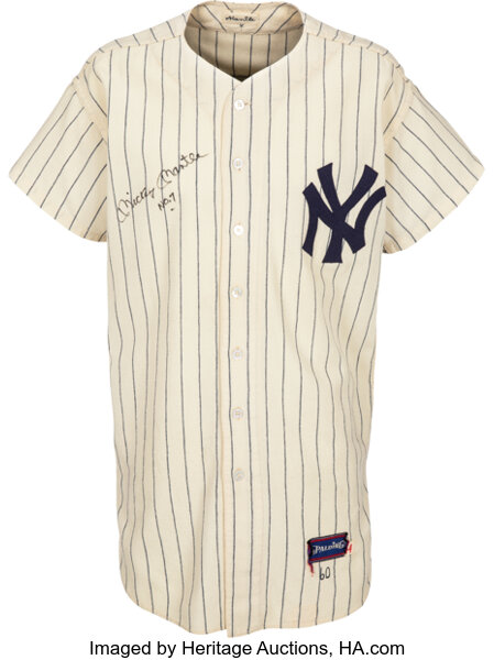 Mickey Mantle’s 1960 All-Star Game Jersey Could Fetch $4 Million at Heritage Auction