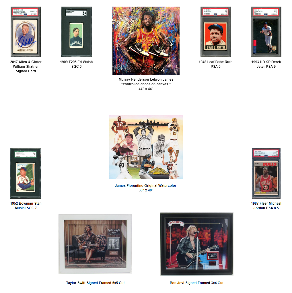 NSCC Charity Auction to Benefit Cleveland Area Charities at 2024 National Sports Collectors Convention