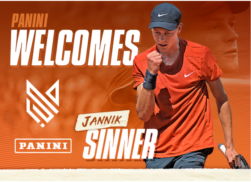 Panini Launches Exclusive Jannik Sinner Collection to Mark His No. 1 ATP Ranking