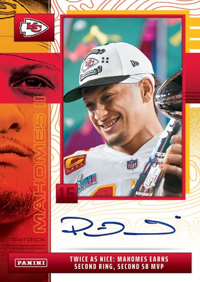 Panini Spotlights Patrick Mahomes With 2025 Autograph Collection