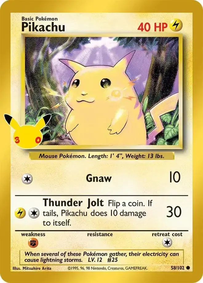 Pokémon 30th Celebration Reprints vs. the Originals, Part 1
