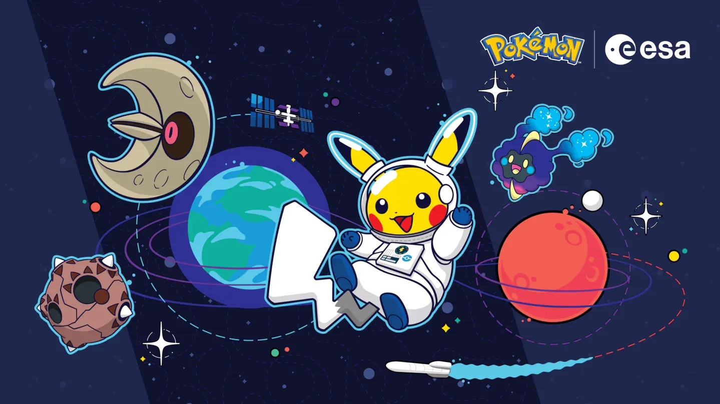 Pokémon and ESA Team Up for World Space Week 2026