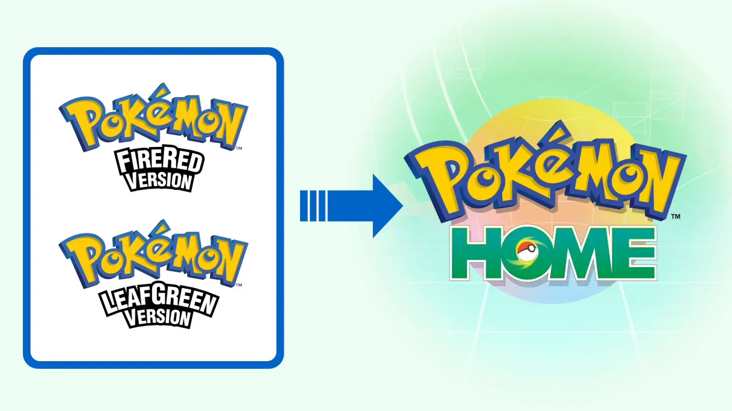 Pokémon FireRed and LeafGreen Now Link With Pokémon HOME