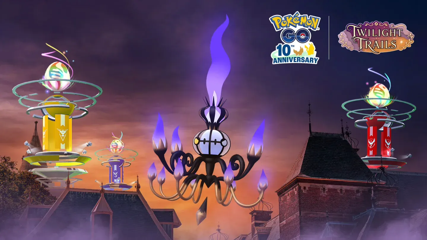 Pokémon GO Adds Mega Chandelure to Super Mega Raid Day
